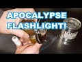 MINERS LAMP APOCALYPSE FLASHLIGHT! Calcium carbide Just Rite light DEMO