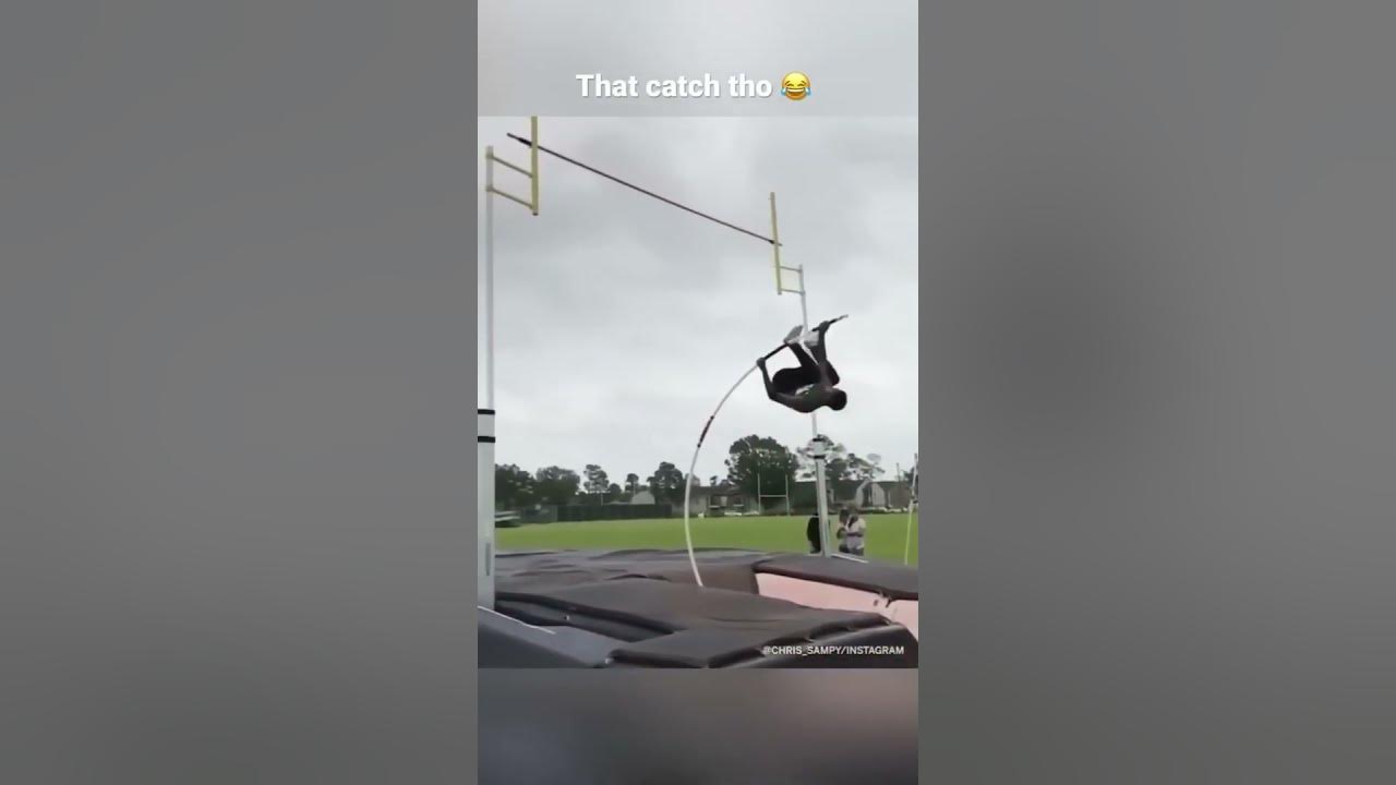 Pole vaulting gone wrong shorts YouTube