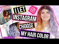 I LET MY SUBSCRIBERS + INSTAGRAM CHOOSE MY HAIR COLOR! FEAT Irresistible Me Hair Extensions