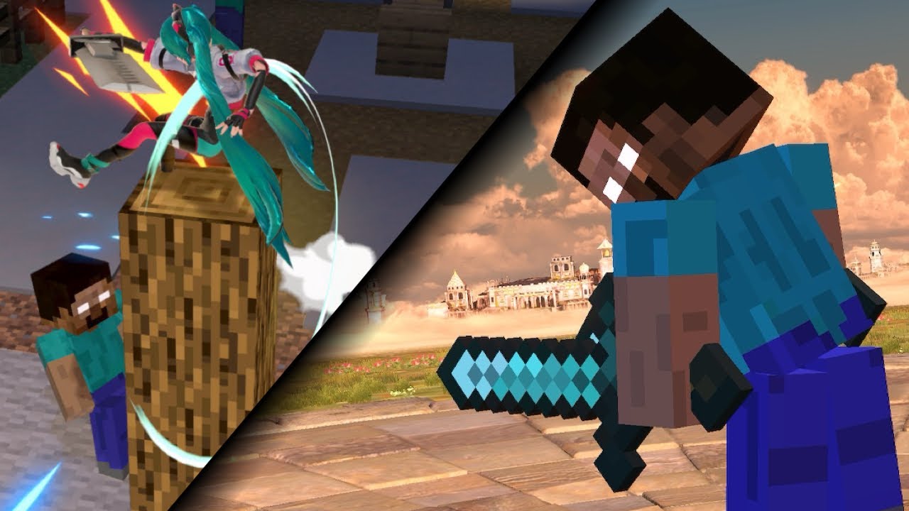 Herobrine CUSTOM MOVESET [SSBU] - Mod Trailer & Showcase