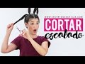 Cómo cortar el cabello escalado con 4 coletas | Hazlo tu misma