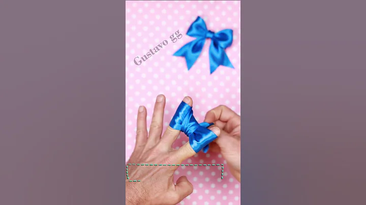 How to make simple easy bow 🎀  How to tie a perfect bow!