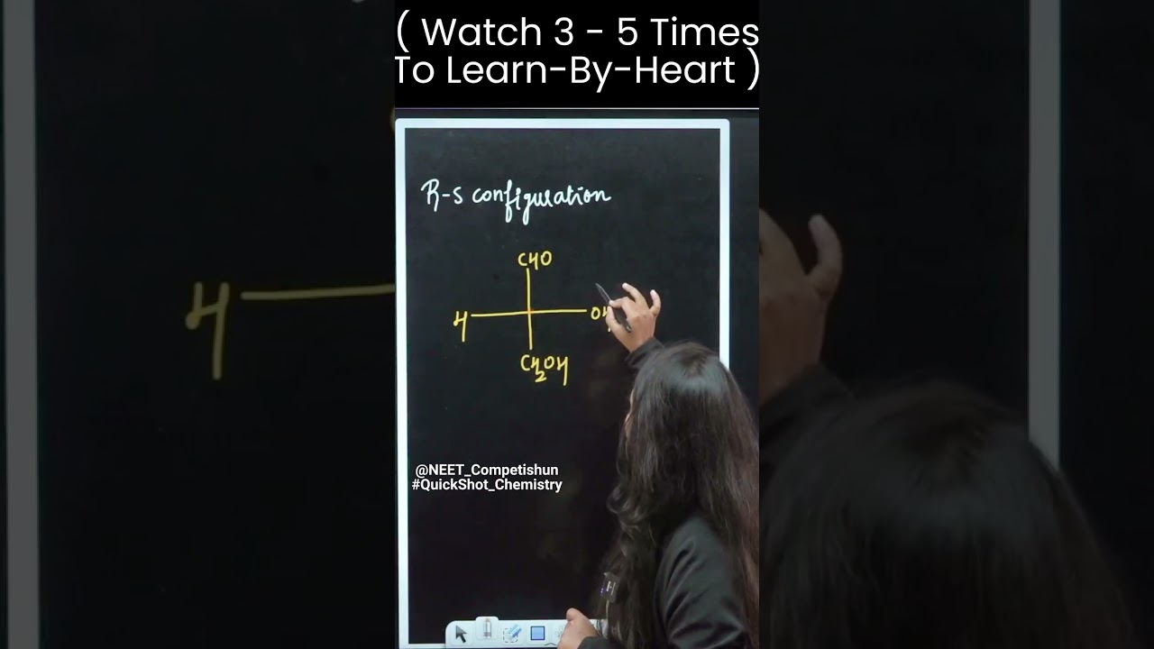 Example Of " R - S Configuration " With QuickShot Chemistry | 