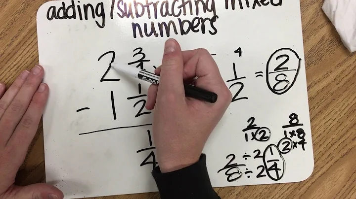 Adding and Subtracting Mixed Numbers