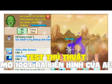 Ngọc Rồng Online – Thủ Thuật 100% Skill 4 Đệ Tử Khỉ Của Anh Em Nè !