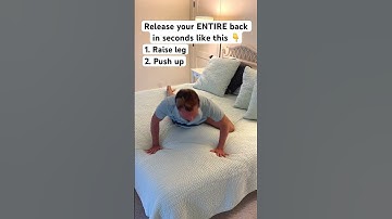 How to crack your ENTIRE back in SECONDS at home