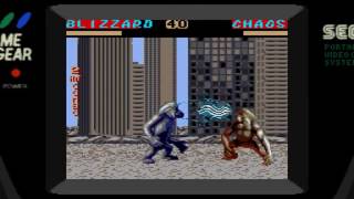 [SEGA Game Gear] Primal Rage (1995) Level 1 - Blizzard