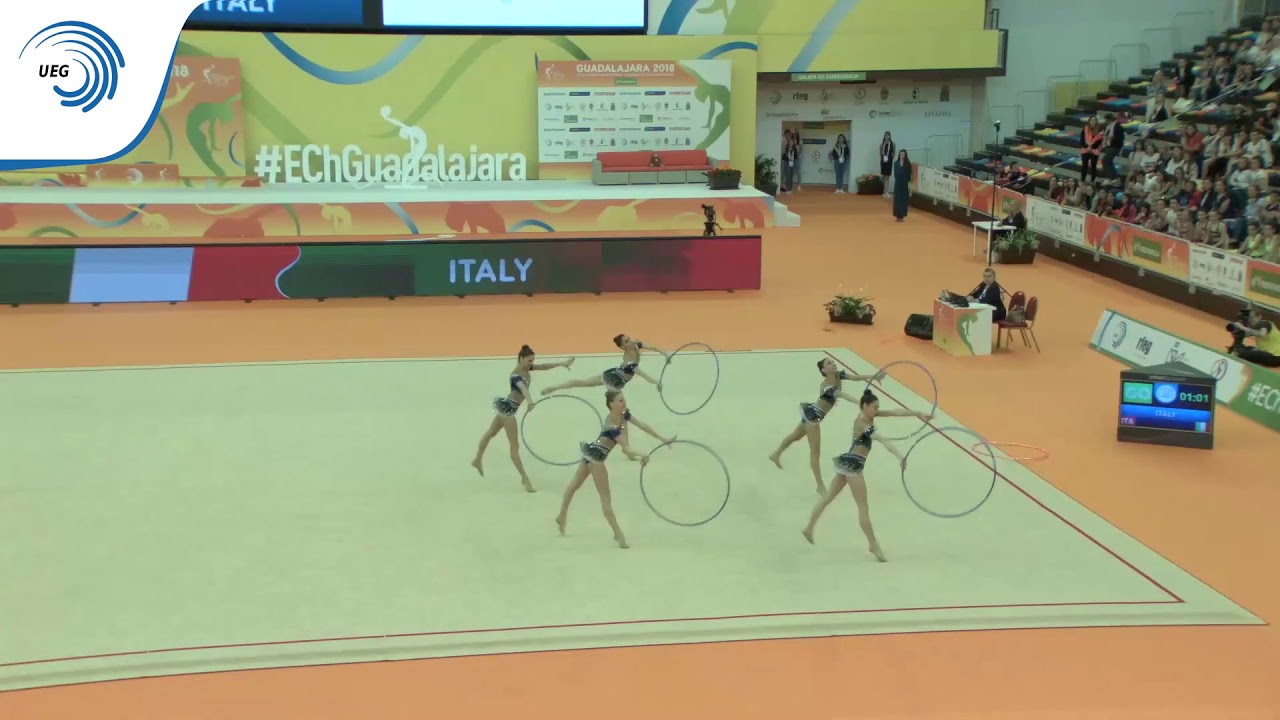 Italy - 2018 Rhythmic European Champions, 5 hoops