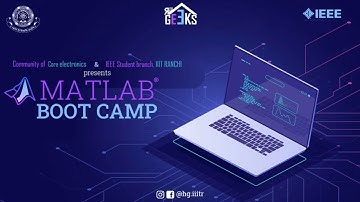 Matlab Bootcamp 2021 | Part 2 - Coordinate System, Fourier Transform | Community of Core Electronics