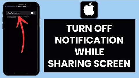 How To Turn Off Notification While Sharing Screen On iPhone (2023)