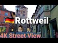 [4K] Rottweil, Germany 🇩🇪 Walking Tour | Street View | Phong cảnh nước Đức | Cuộc sống Đức