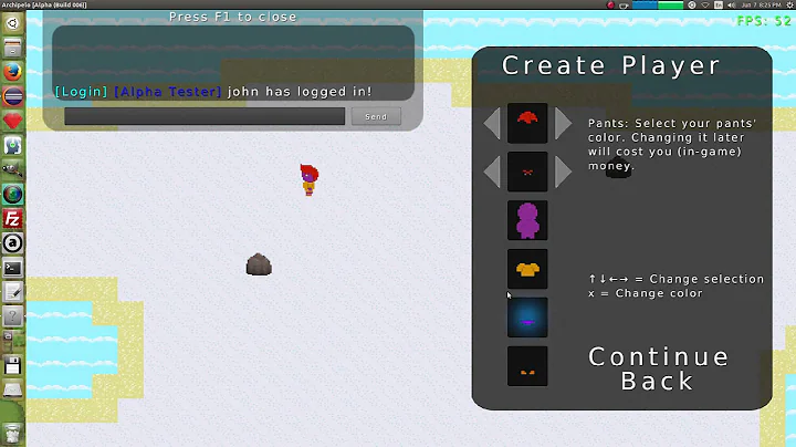 Archipelo Alpha Build 007: Optimization (2D LibGDX Java MMORPG)
