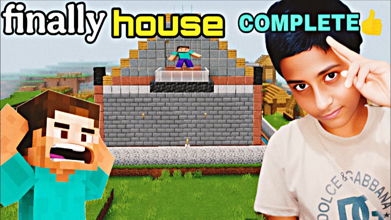 Finally I completed My House||minecraft 