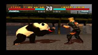 Tekken 3 - Panda | Arcade Playthrough [HARD]