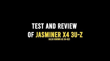840M? 1050M! The Overclocking Champion Jasminer X4-3U-Z(also known as X4-Q-Z) ETC Miner Mining Test