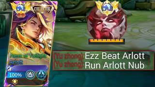 FINALLY A WORTHY OPPONENT! ARLOTT VS PRO YU ZHONG WHO WILL WIN? | MLBB