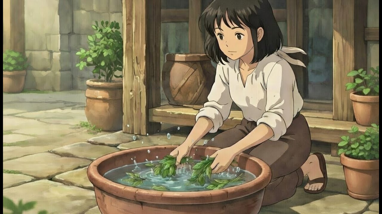 She loves cooking in her cozy house | Ghibli Anime ASMR Short Film