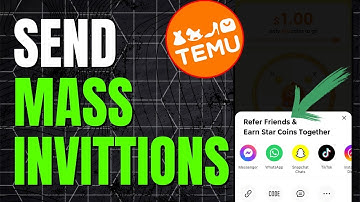 NEW! SEND MASS INVITATIONS TO FRIENDS ON TEMU (FULL GUIDE)