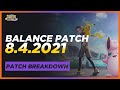 ❰Pokémon Unite❱ - Balance Patch 8.4.21