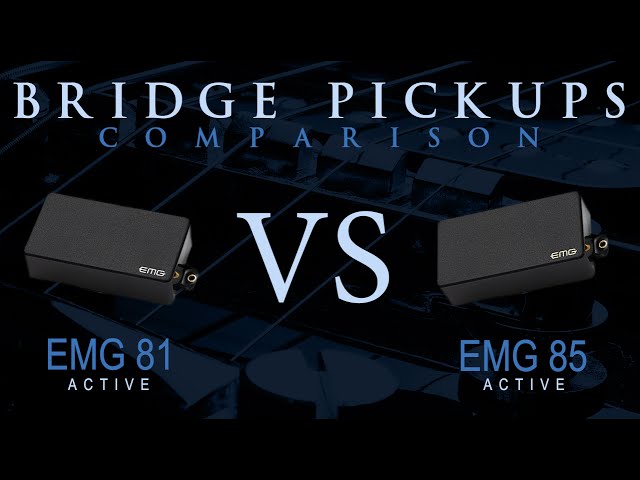EMG 81 vs EMG 85 - Active Bridge Pickup Guitar Tone Comparison / Review