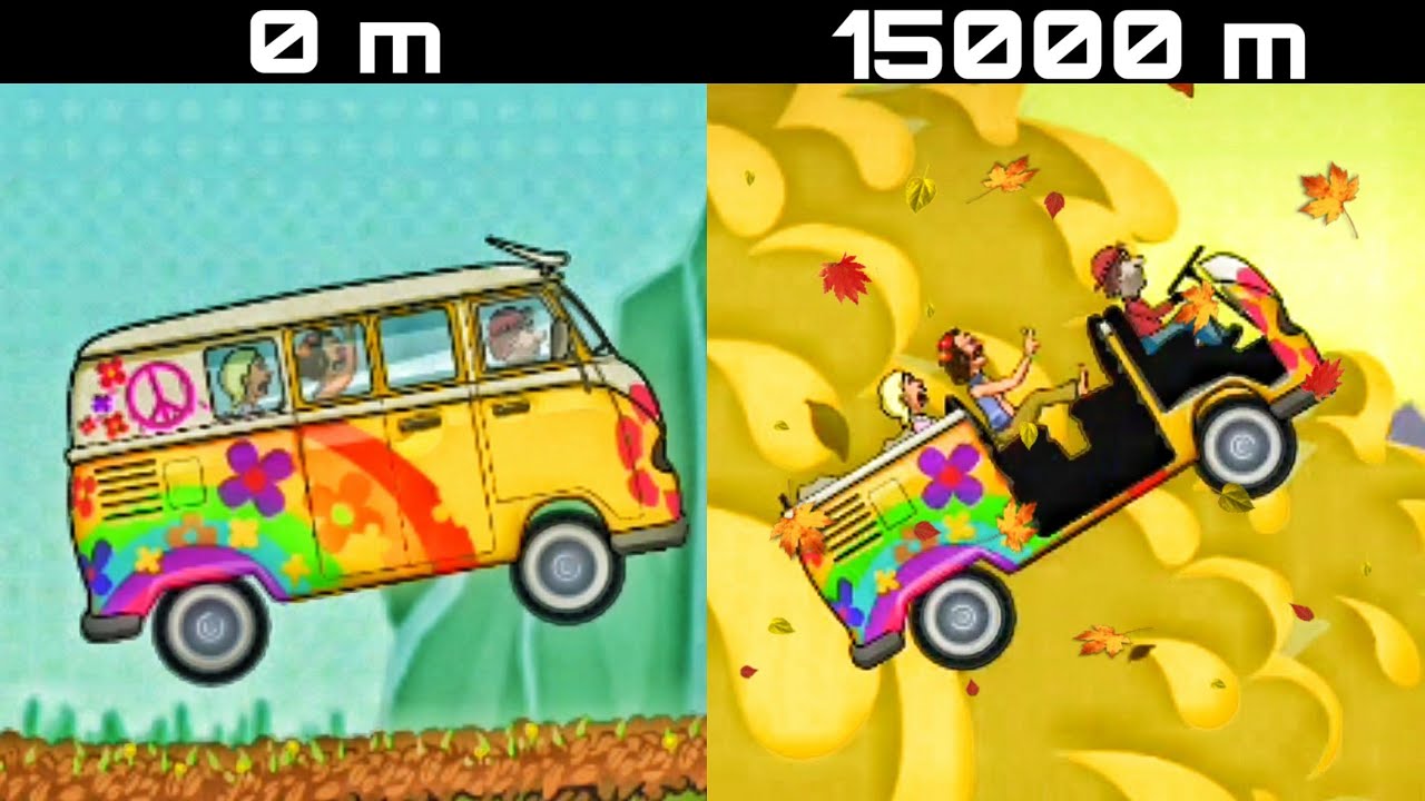 Hill Climb Racing Seasons Record | Hill Climb Racing Hippie Van | Hill Climb Racing