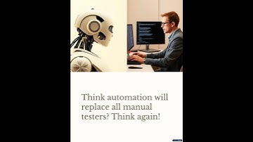 Myth Busted: Automation Will Replace Manual Testers!| Automation Testing vs Manual Testing #shorts