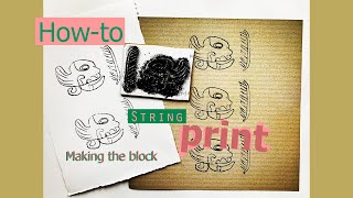 Famous How To String Print - making the stamp #easyprinting #learnwithfreckles #Mayanart #frecklesartvideos Net Worth