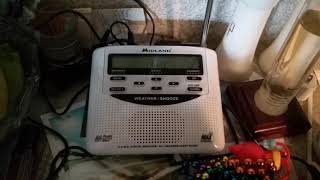 NOAA Midland WR120 Weather Radio - Weekly Required Test