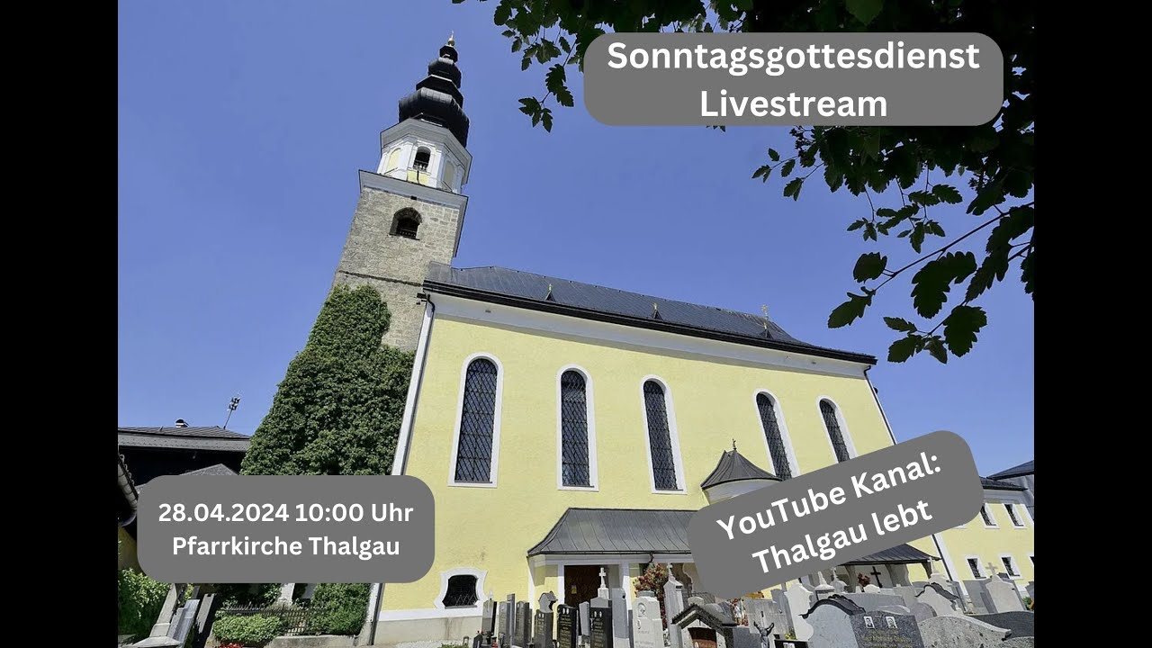Gottesdienst am Sonntag 05. Mai 2024 um 10:00 Uhr - YouTube