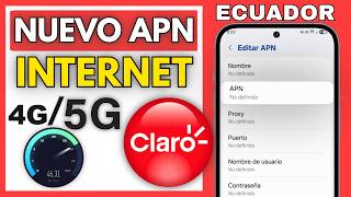 How to Configure APN INTERNET 4G LTE and 5G Claro Ecuador 2026 | Mobile Internet Solution on Android screenshot 5