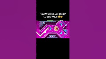 how WE saw the wave in 1.9 🥀  #geometrydash #gdupdate #gd #gd22