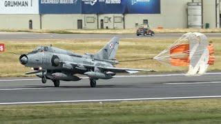 Crazy Arrivals Day at RIAT-2023 Thursday :Rare SU-22 and more