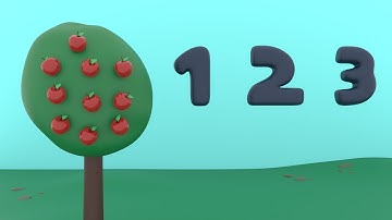 Kids count - Counting from 1 to 10 with apples 🍎 Didio Kids TV