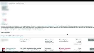 Amazon Listing Removed Due to Potential Pricing Error SOLUTION
