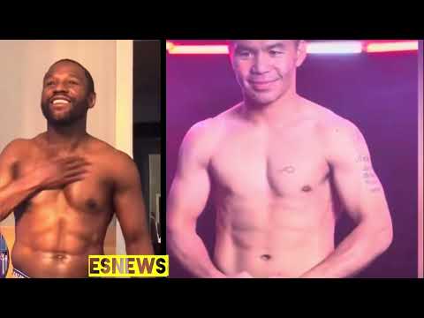 MANNY PACQUIAO AT 47 FLOYD MAYWEATHER AT 49 SHREDDED - THEY HAVE A REMATCH SEPT 19 IN LAS VEGAS