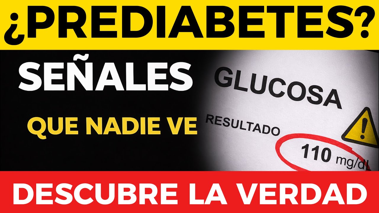 Prediabetes: 3 señales tempranas que NADIE te explica (y cómo revertirla sin dietas)