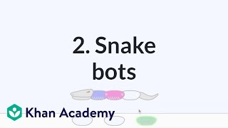 2. Snake bots | Crowds | Computer animation | Khan Academy