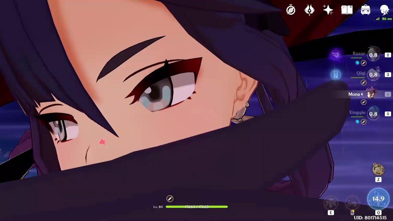 GENSHIN IMPACT - Frozen Shatter Super-Conduct Electro-charged showcase