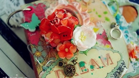 Kaisercraft Mini Album Tutorial-Have a dream