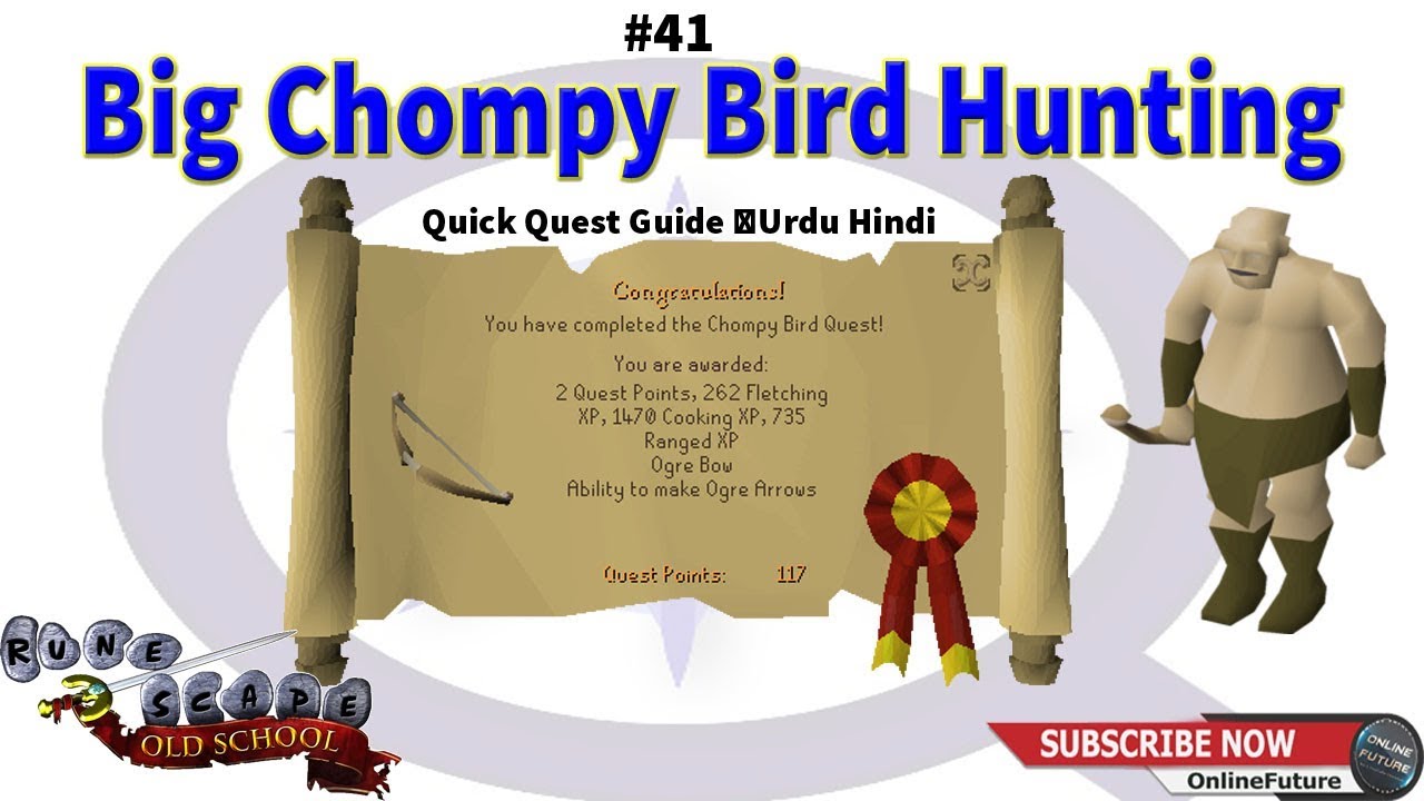 Big Chompy Bird Hunting Osrs Quick Guide OSRS│How To Complete Big Chompy Bird Hunting Quest 2020 │Quick Quest