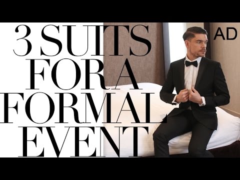 formal dress for men black