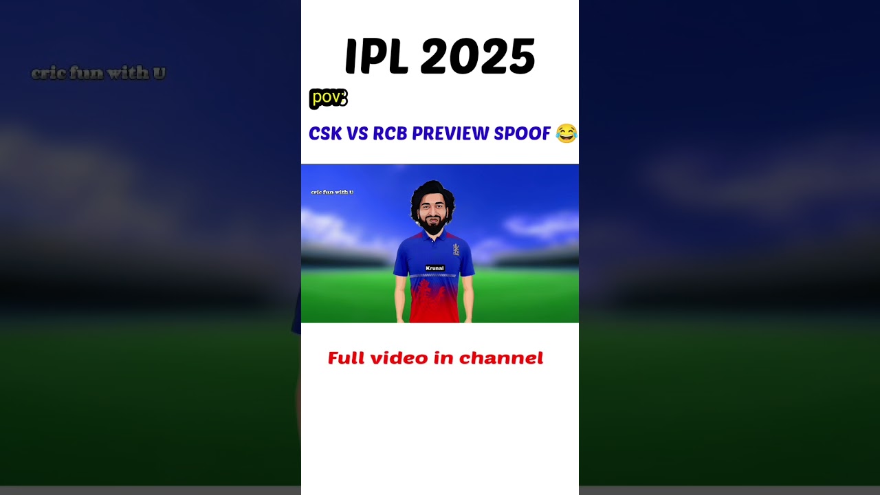 csk vs rcb sarcastic trolls 🤣🤣