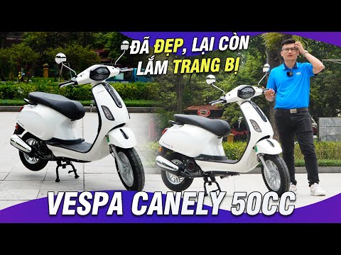 Video REVIEW XE GA 50CC VESPA CANELY - ĐÃ ĐẸP LẠI CÒN NHIỀU... - youtube