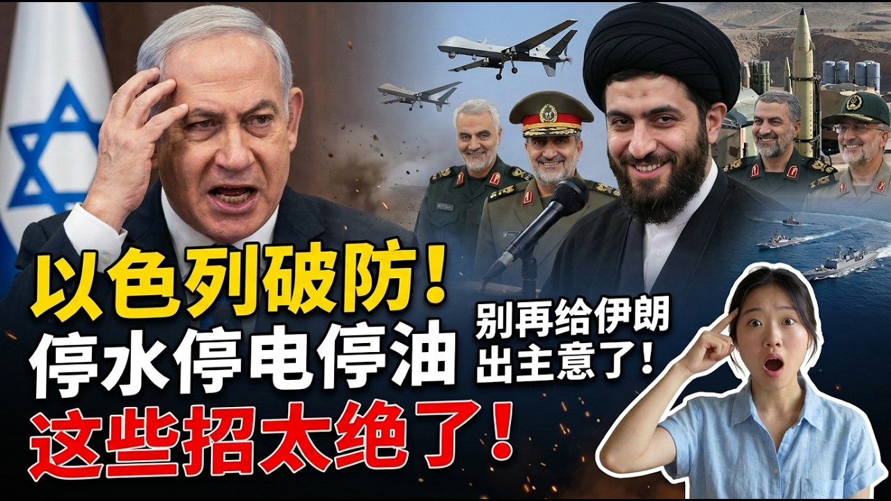 以色列破防！别再给伊朗出主意了！真的扛不住！
