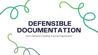 Defensible Documentation Course Intro
