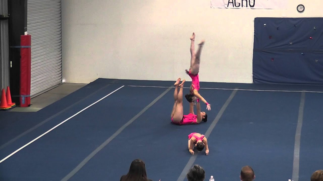Piper, Helen and Sydnee Balance Routine from ATA at SLO Meet 2015