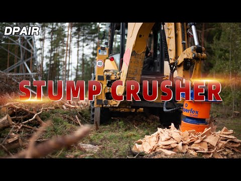 Factory sales Hydraulic Planer stump grinder for removing any size tree stump action into a quick