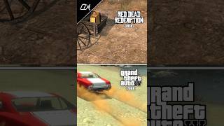 GTA 4 vs Red Dead Redemption 1 Ground Marks Comparison #gamecomparison #gaming #shorts