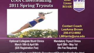 UNA Cheerleading 2011 Spring Tryouts