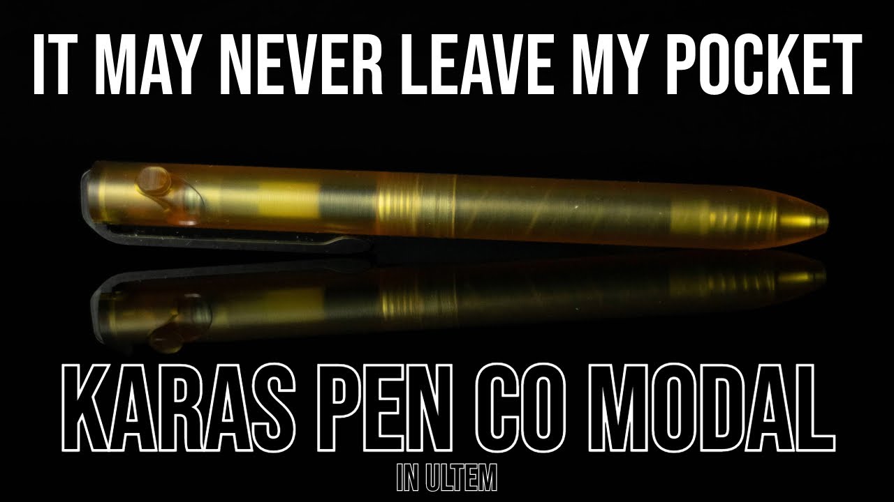 A Must Have PP Pen For Your EDC - Karas Pen Co Modal in Ultem